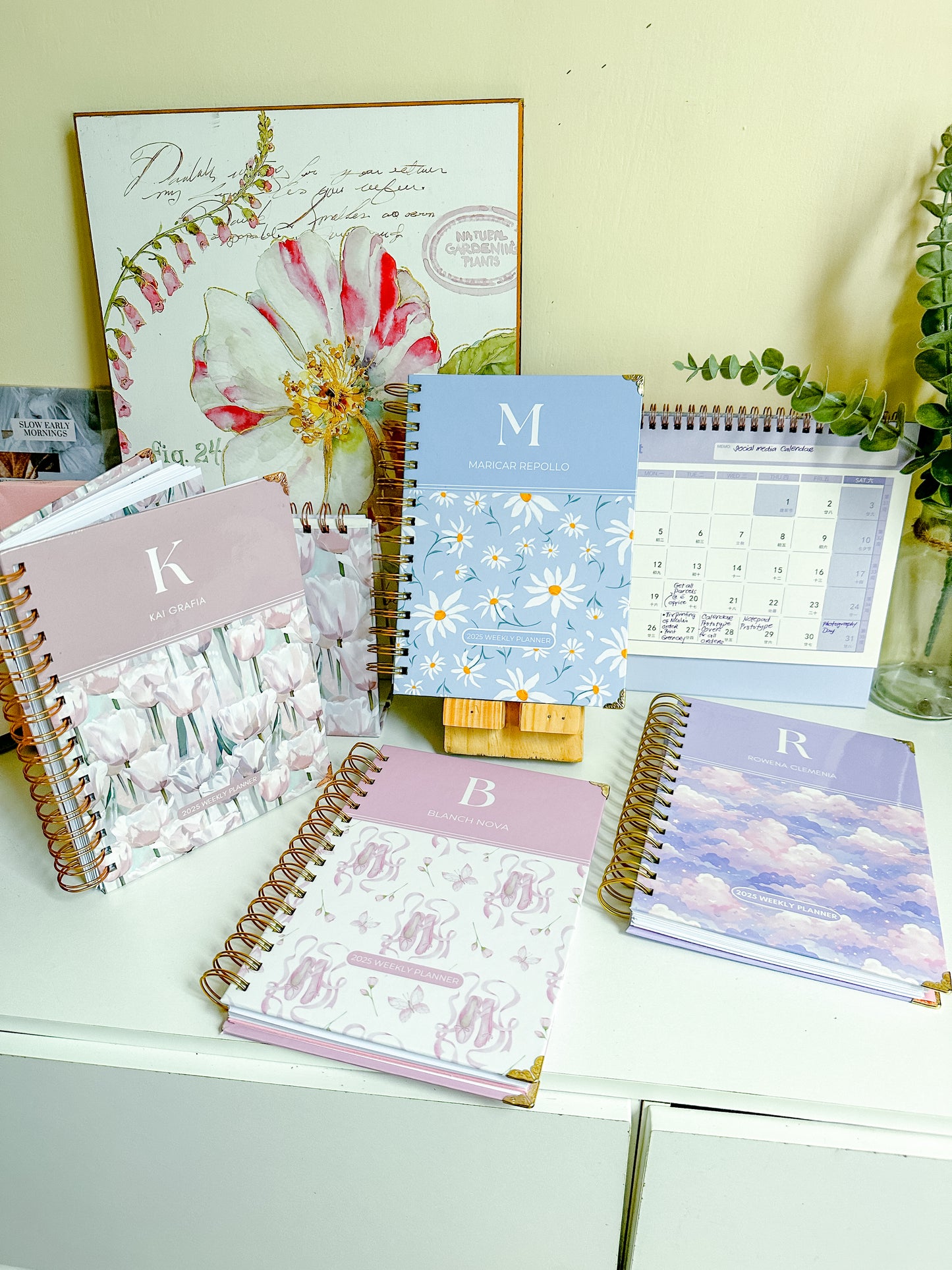 2025 Daisy Dreams Personalized Weekly Planner