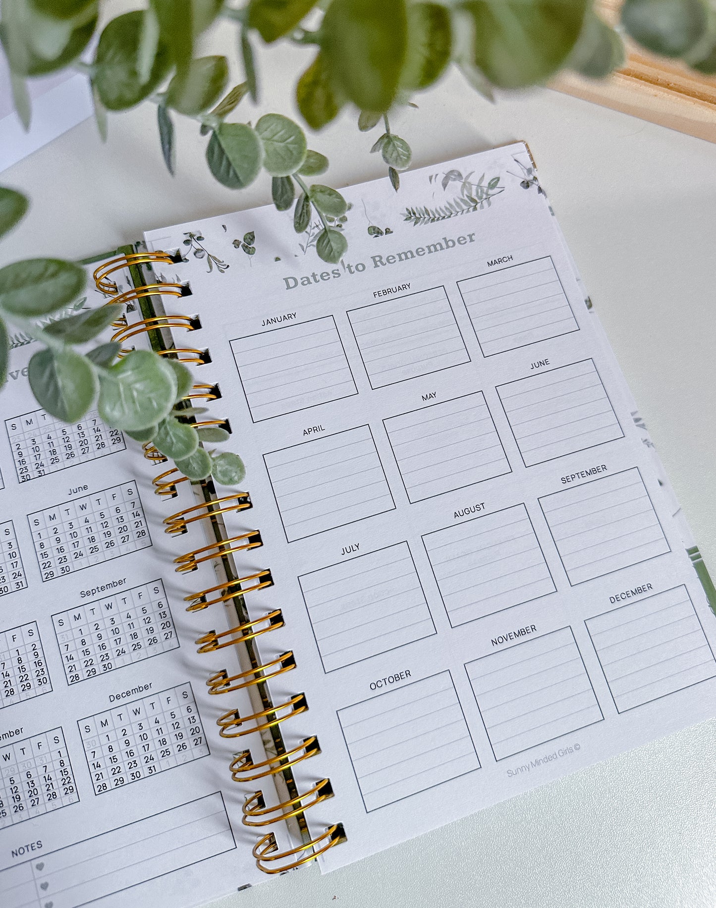 2025 The Greenery Personalized Weekly Planner